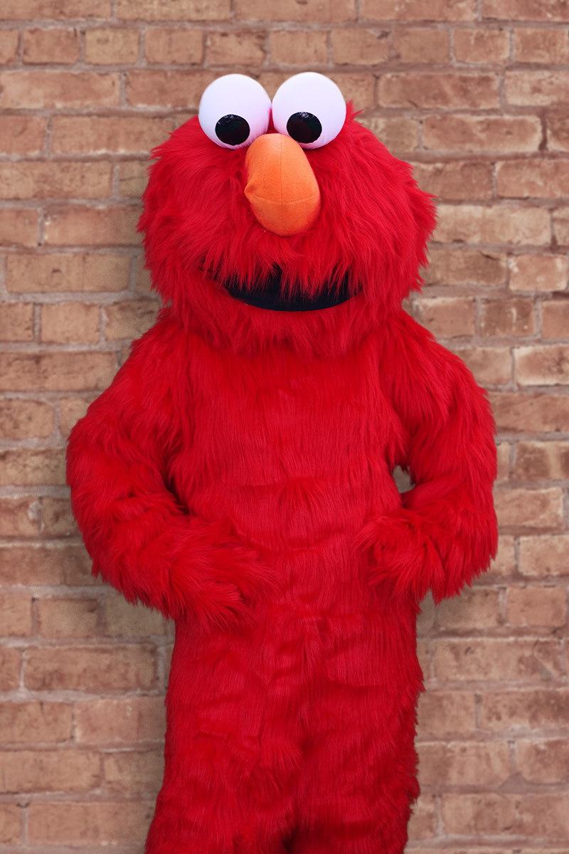 Elmo mascot character for birthday parties in Las Vegas