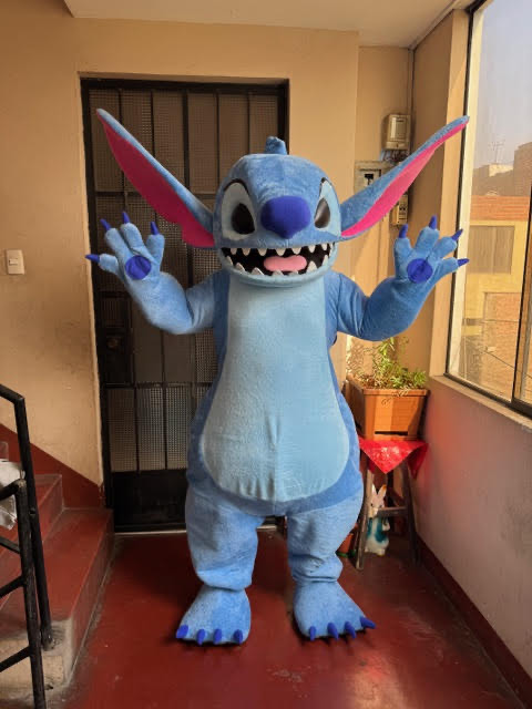 Stitch mascot character for birthday parties in Las Vegas