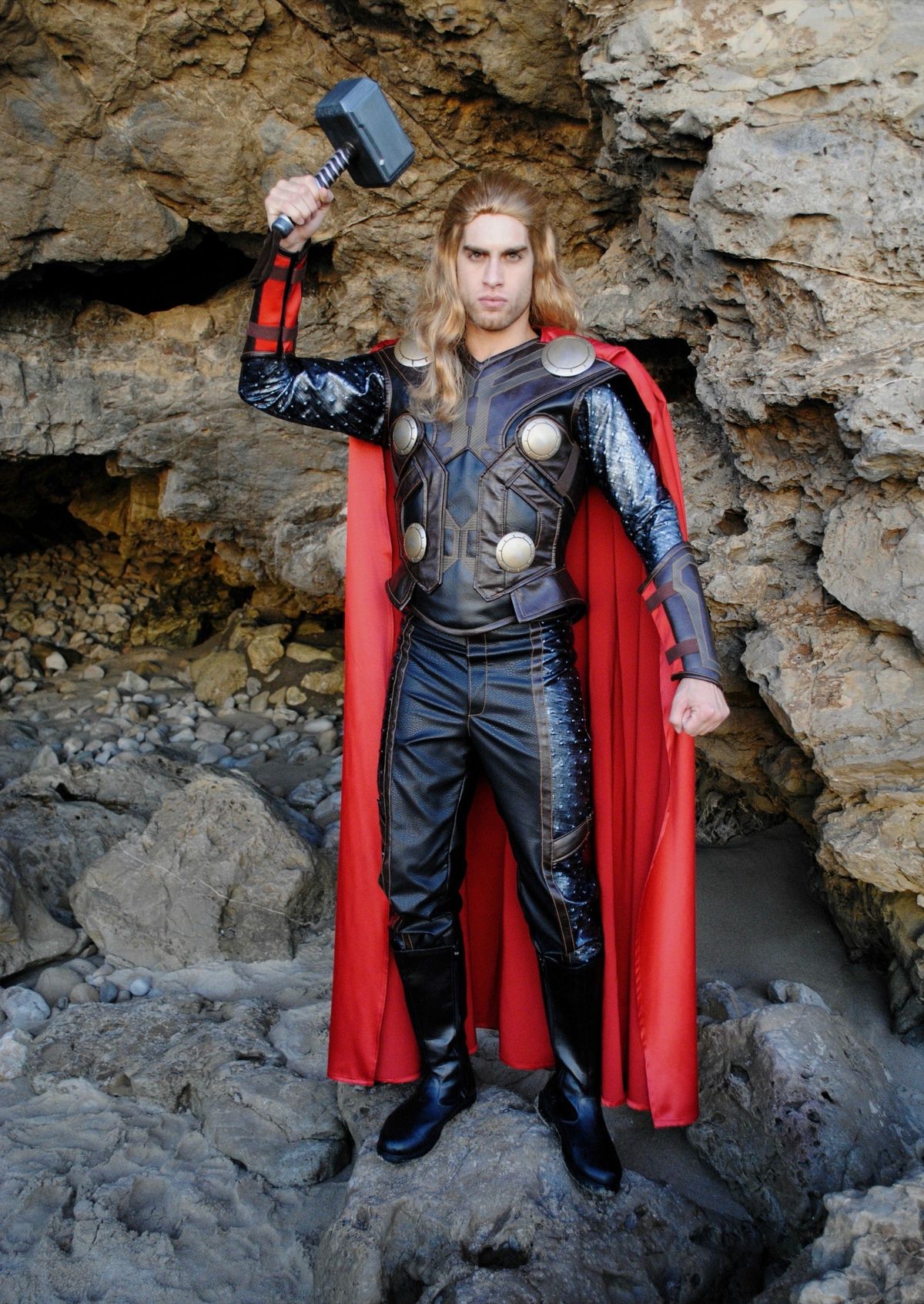 Hire Thor for birthday parties - God of Thunder Avengers superhero character performer