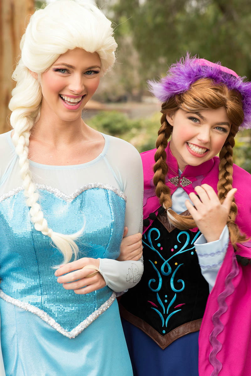 Elsa and anna party character for kids in las vegas