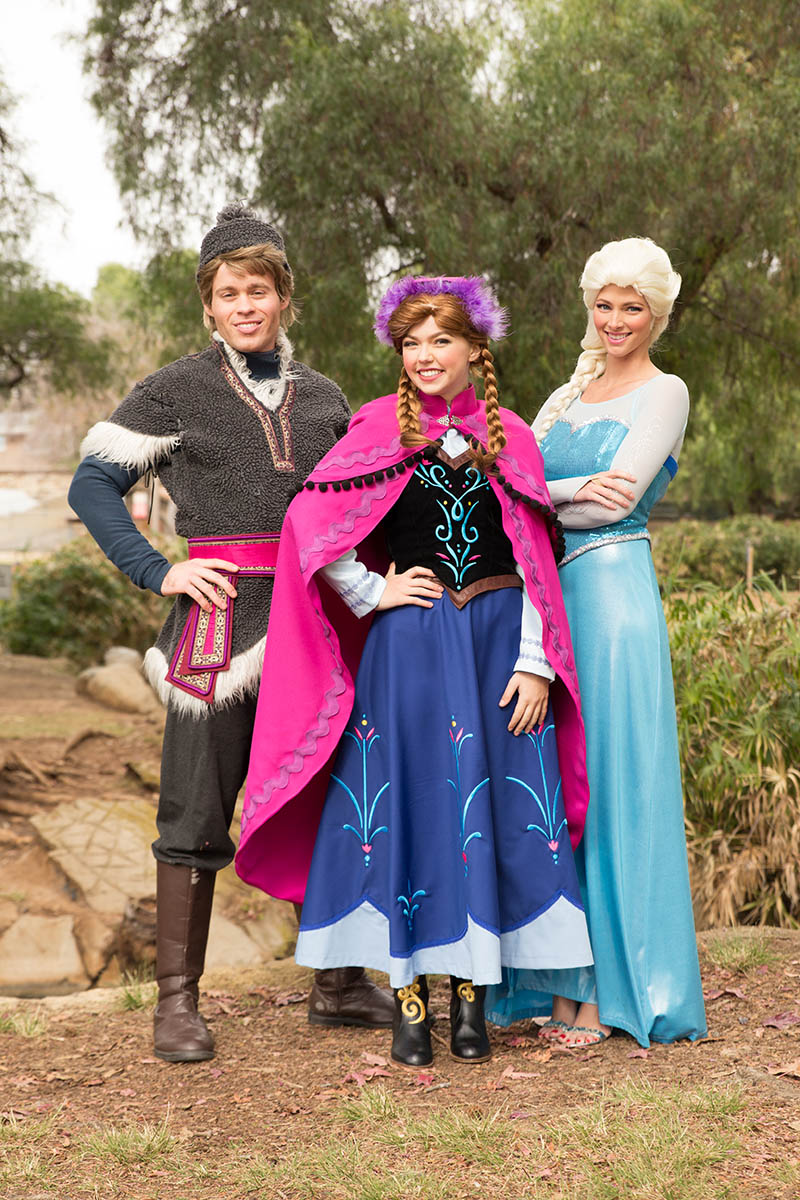 Elsa, anna and kristoff party character for kids in las vegas