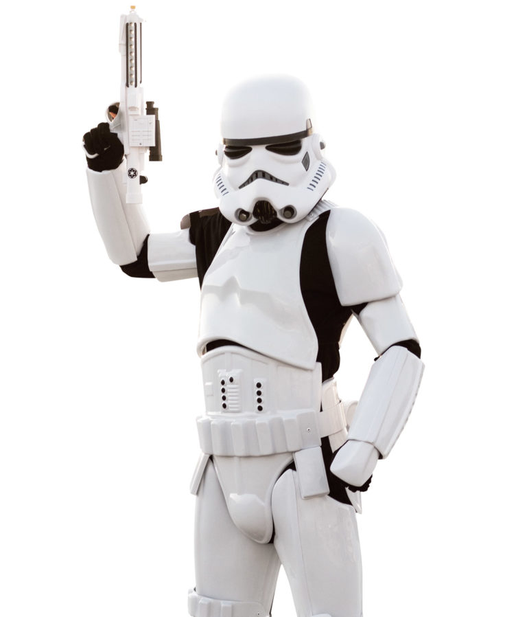 Storm trooper party character for kids in las vegas
